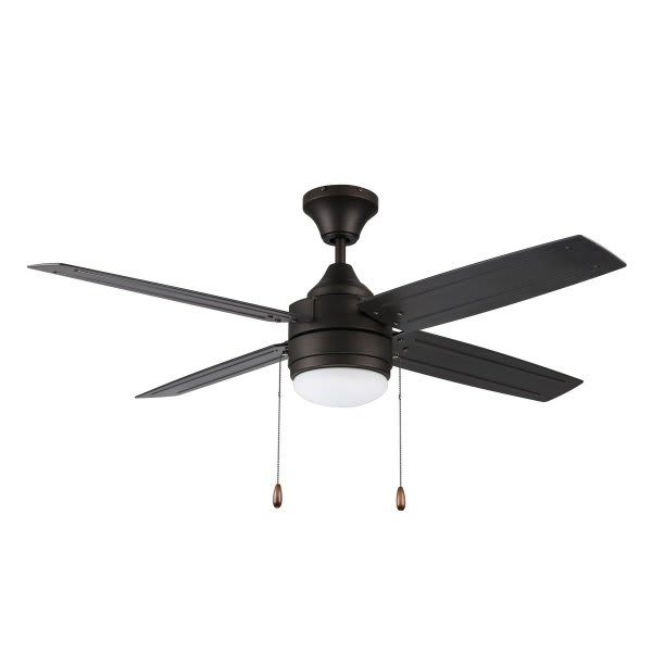 Litex Aikman 52 In. Led Ceiling Fan W/ Light (Brown)