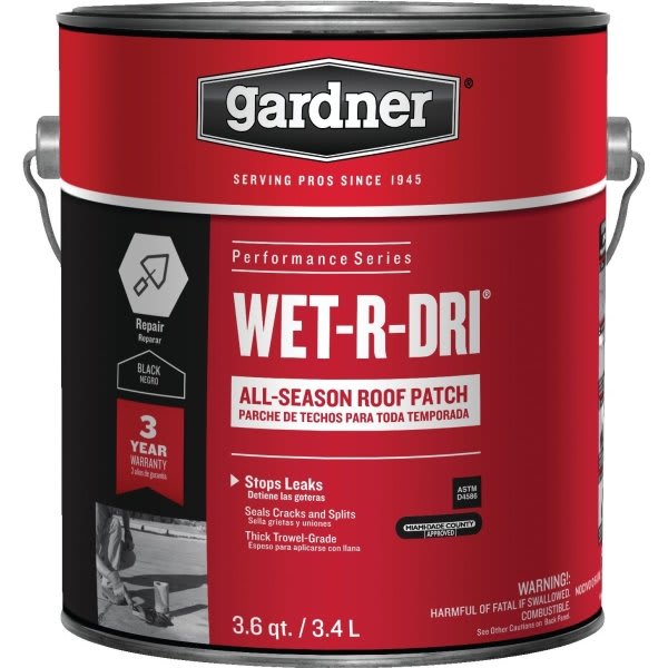 Gardner 1 Gallon Wet-R-Dri Roof Cement