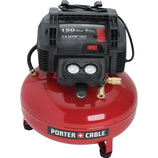 Portercable 6 Gallon Air Compressor/brad Nailer Combo Kit HD Supply