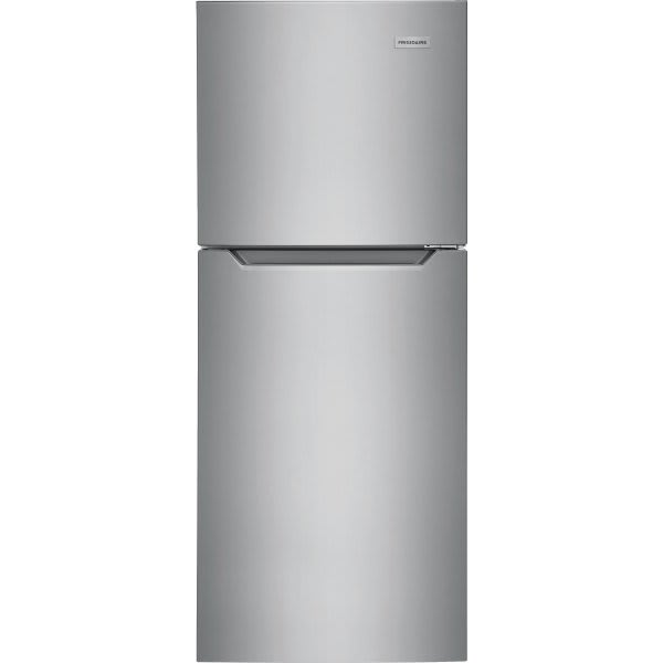GE® 18 Cubic Feet Top Mount Refrigerator, Energy Star®, Stainless Steel