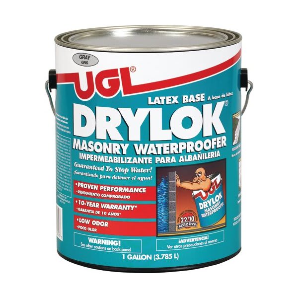 Ugl 27613 1g Gray Latex Base Drylok Waterproofer Ready Mixed, Case Of 2