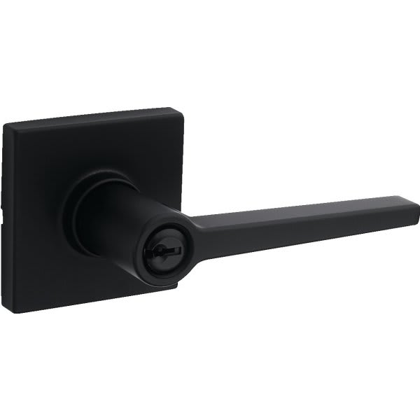 Kwikset Daylon Keyed-Alike Entry Door Lever in Matte Black