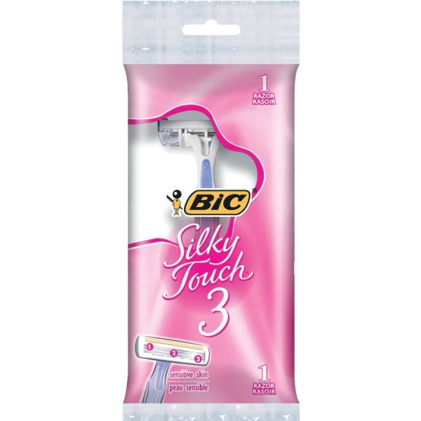 Bic® Silky Touch 3-Blade Razor, Case Of 36