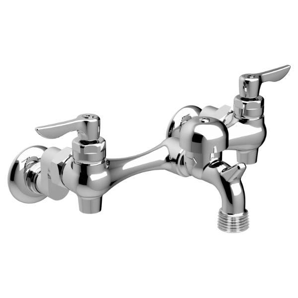 Symmons Symmetrix Service Sink Faucet, Chrome, Two Handle HD Supply