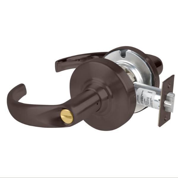 Schlage Alx Privacy Lockset, Sparta Lever, Keyless, Oil Rub Bronze, Non-Handed