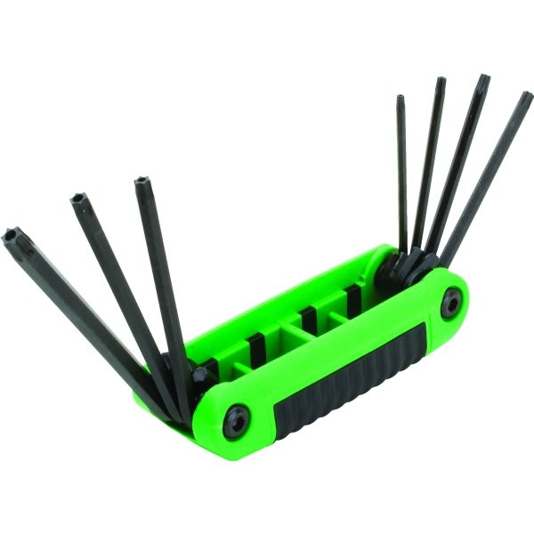 Eklind Ergo-Fold Schlüsselset – 5-teiliges Inbusschlüssel-Set Mit Kugelkopf (3/16" Bis 3/8") Für Einfaches Arbeiten In Engen Winkeln