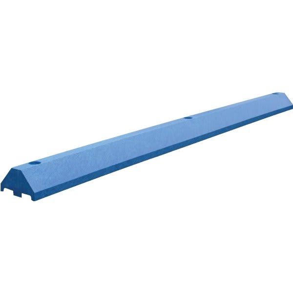 3 X 6 X 72 Blue Ultra Plastic Parking Block Stop