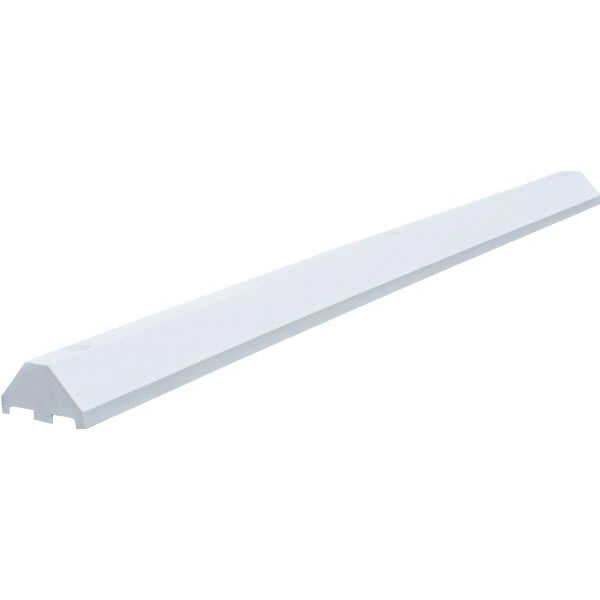 3 X 6 X 72 White Ultra Plastic Parking Block Stop
