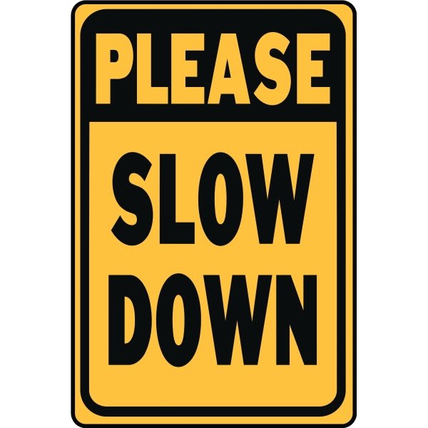 Hy-Ko 18 In X 12 In Aluminum Speed Limit 5 Mph Sign | HD Supply