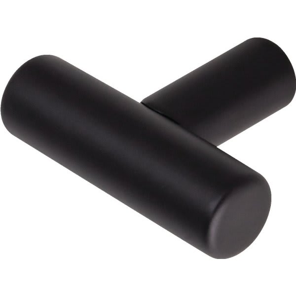 Seasons 1.5 In. T-Shape Matte Black Cabinet Knob, 10-Pack