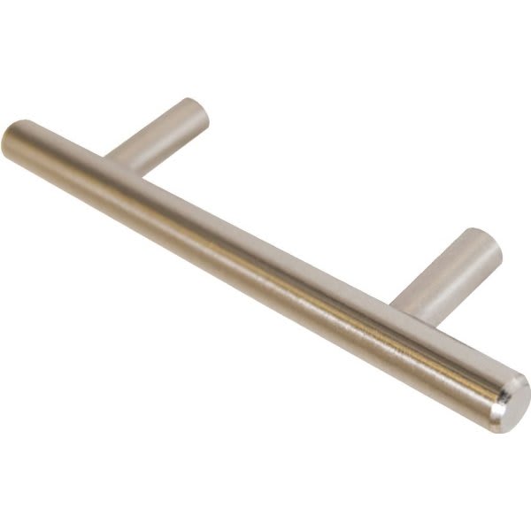 Seasons 5 In. Center-To-Center 8 In. Length T-Bar Brushed Nickel Drawer Pull, 10-Pack