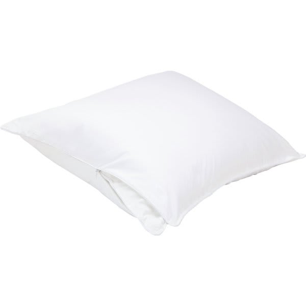 Down Lite Pillow Protector, End Zip, 200tc 100% Cotton Queen, Case Of 12