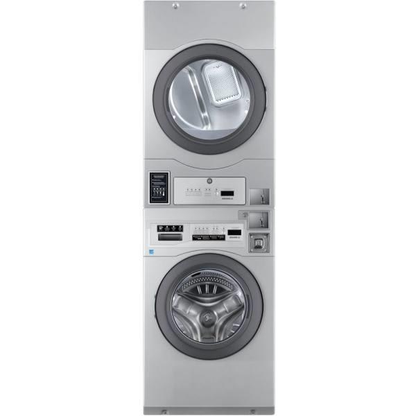 Crossover 2.0 By Wascomat Coin-Operated Washer And Gas Dryer Stack ADA Compliant