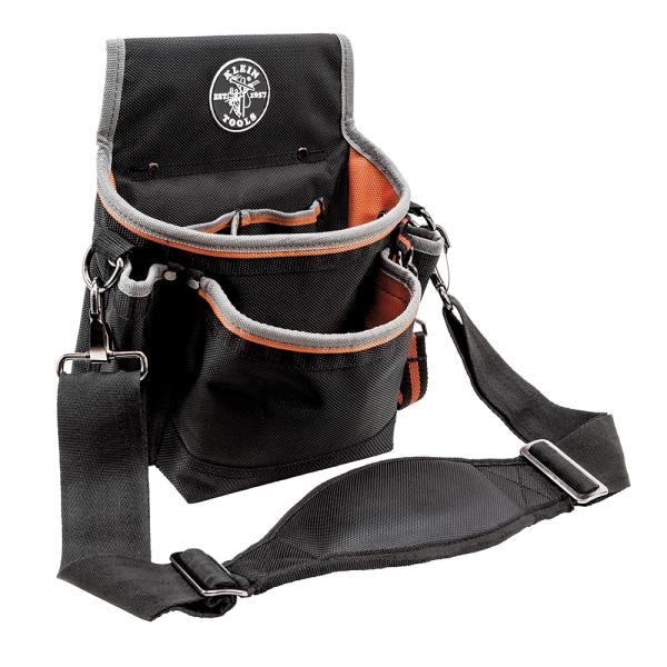 Klein Tools® Tradesman Pro 15-Pocket Black Tool Pouch