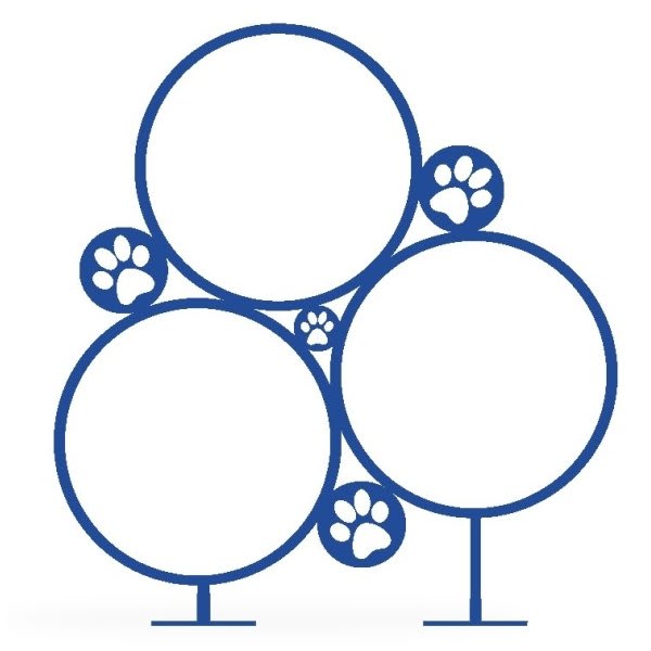 Barkpark® Playful Hoop Jump (Blue)