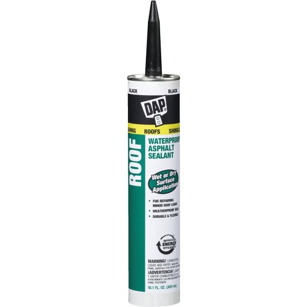 Dap 10 Oz Roof Waterproof Asphalt Filler And Sealant (Black) (12-Case)