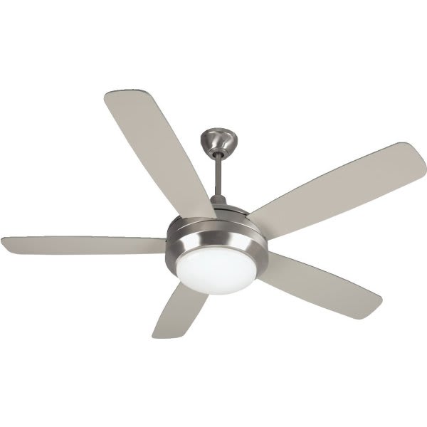 Craftmade™ Helios 52 In. 5-Blade Halogen Ceiling Fan With Light (Silver)
