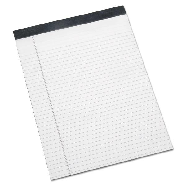 Office Depot Legal Pads, 8 1/2" x 11", Legal, White, 50 Sheets, Package