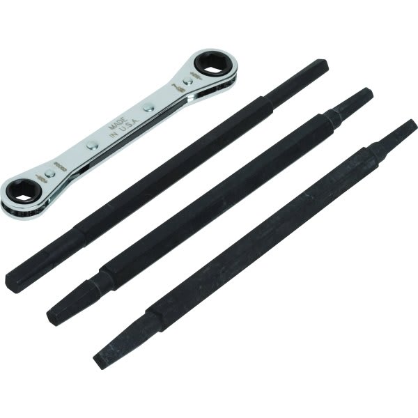 Mat 4-Piece Seat Wrench Set With Vinyl Pouch
