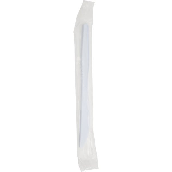 Dixie® Medium Weight Polystyrene Individually Wrapped Knife (1000/Box)