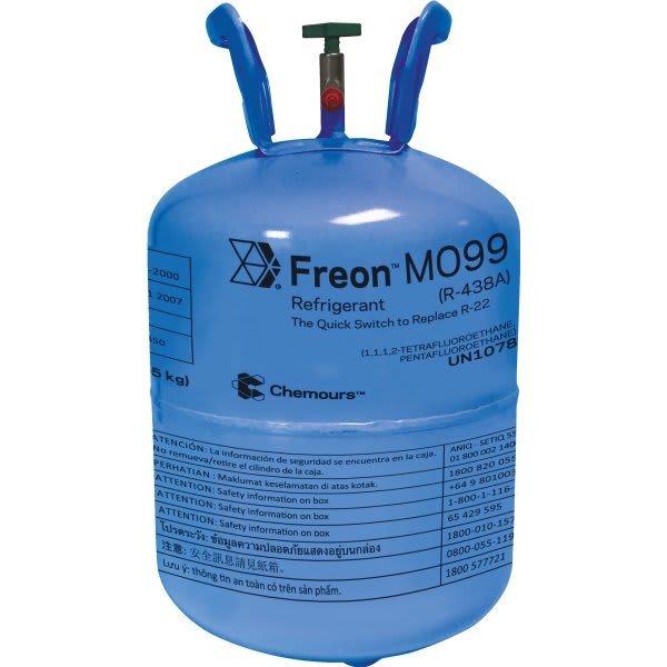 R-438a (Mo99 Generic) Refrigerant, 25 Lb. Disposable Cylinder – R-22 Retrofit Replacement