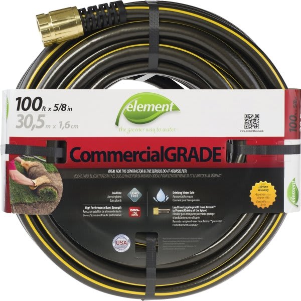 Swan® Industrial Pro® Garden Hose Kink-Free® 5/8" 100' Length Heavy-Duty