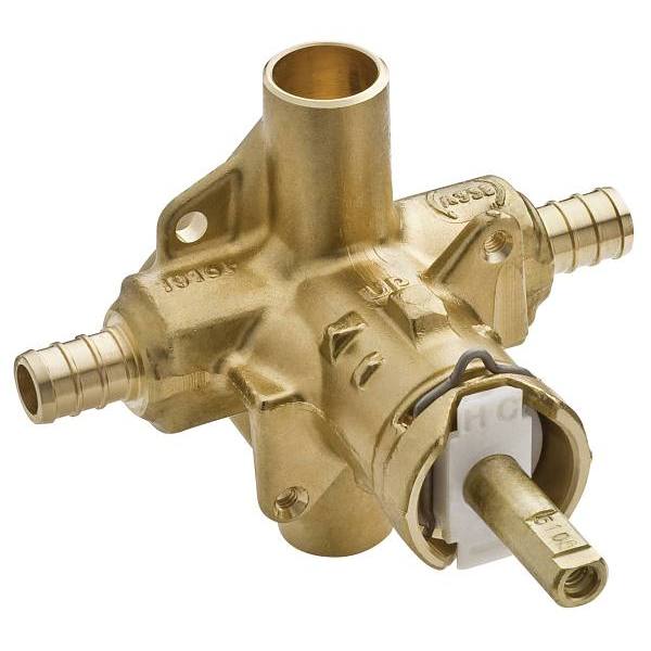 Moen M-Pact Posi-Temp 1/2" Crimp Ring Pex Connection With Pressure Balancing