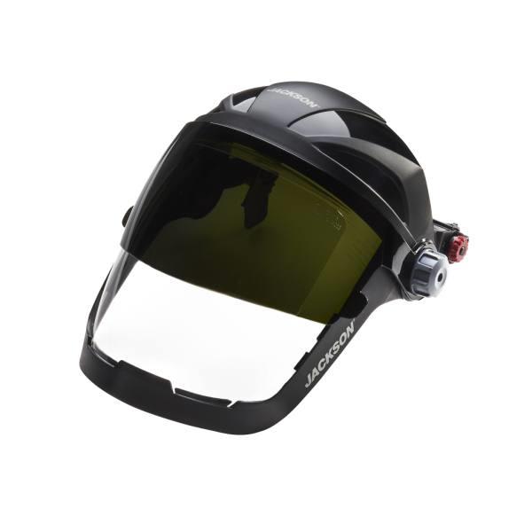 Jackson Safety Lightweight Quad500 Premium Multipurpose Face Shield, Black