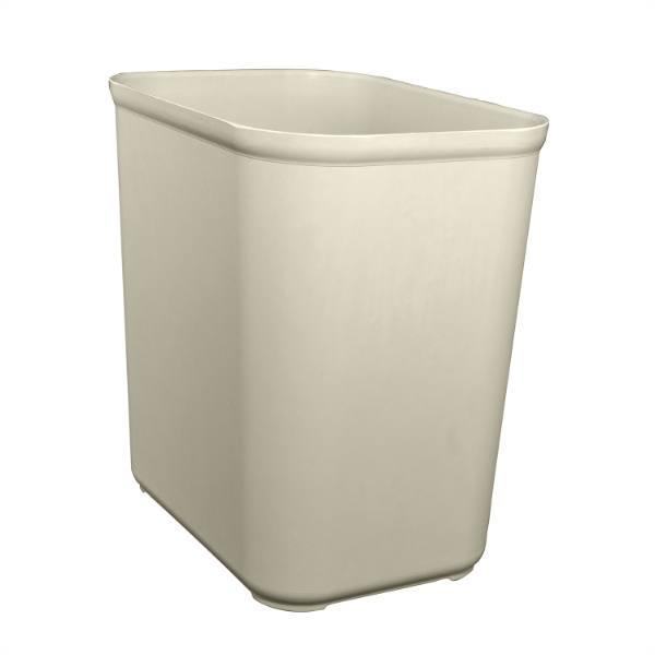 Hapco Fire Retardant 8 Quart Ul Approved Plastic Wastebasket, Sand HD Supply
