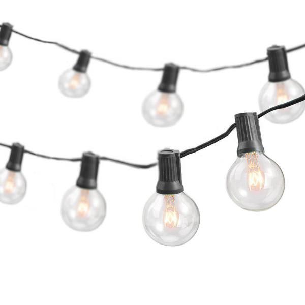 Newhouse Lighting Indoor/Outdoor Weatherproof String Lights, 25 Sockets, 25 Feet
