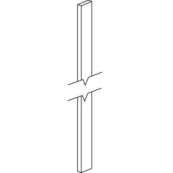 Cnc Cabinetry 6" X 96" Tall Filler, Country Oak