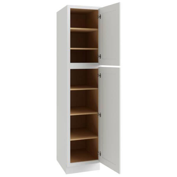 Cnc Cabinetry 84" H Single Door Utility Cabinet (R), Luxor White