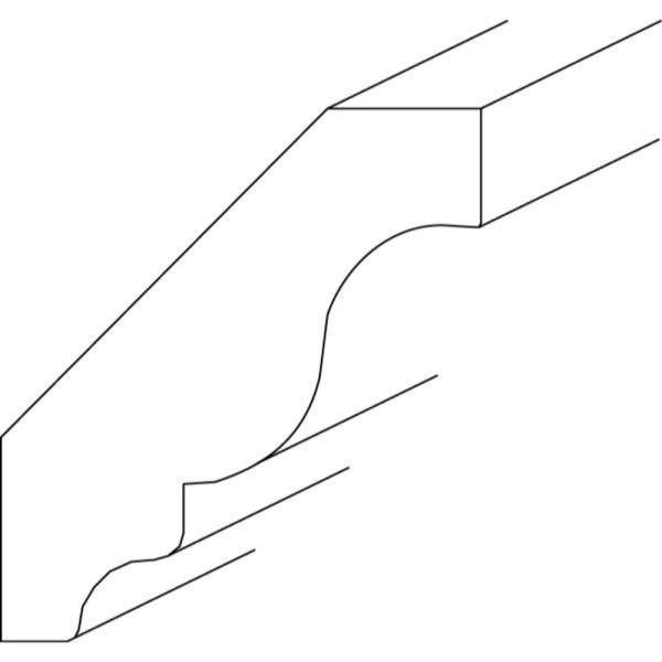 Cnc Cabinetry Crown Molding, Country Oak