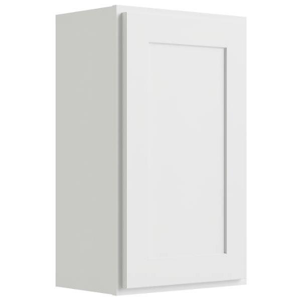 Cnc Cabinetry 21" W X 30" H 1 Door Wall Cabinet, Luxor White