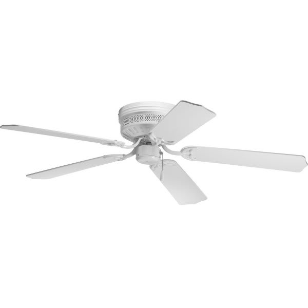 Progress Lighting Airpro 52 In Hugger-Mount Indoor Ceiling Fan (White)