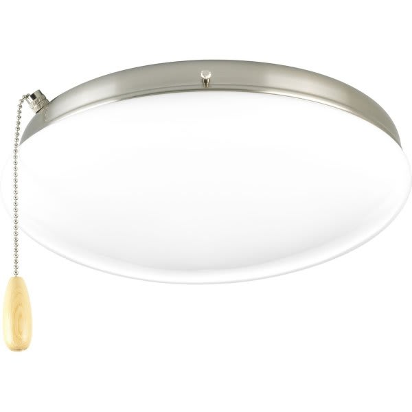 Progress Lighting Airpro 2 Light Ceiling Fan Light Brushed Nickel