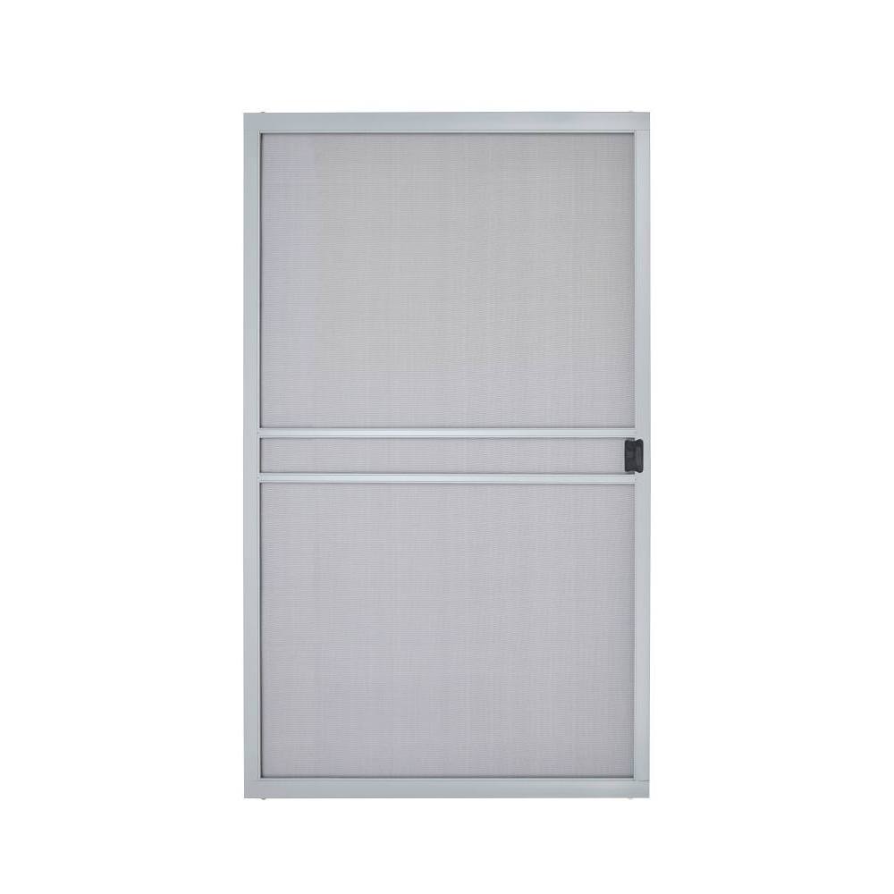 48 X 78-81 Gray Heavy Duty Sliding Screen Door Package Of 3