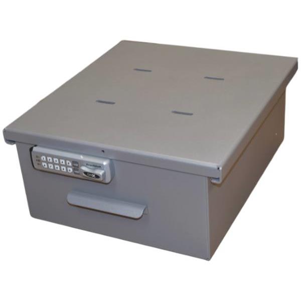 Omnimed Large Omni Drawer, Audit Trail Lock, Titanium Powder Coated Aluminum