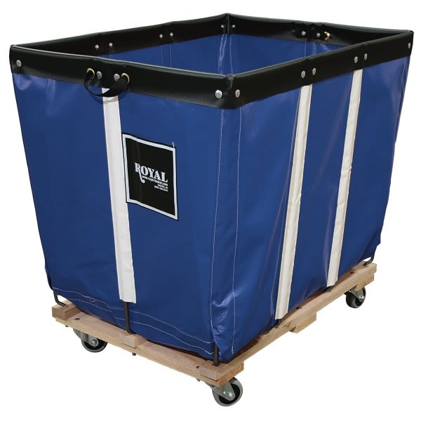16 Bushel Plastic Basket Truck Spring Lift Blue HD Supply