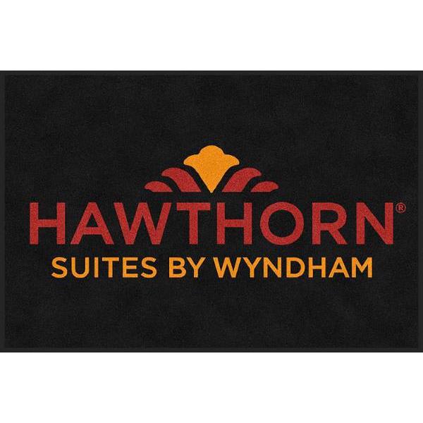 M+a Matting 4 X 6 Ft. Hawthorn Suites Hd Logo Carpeted Mat