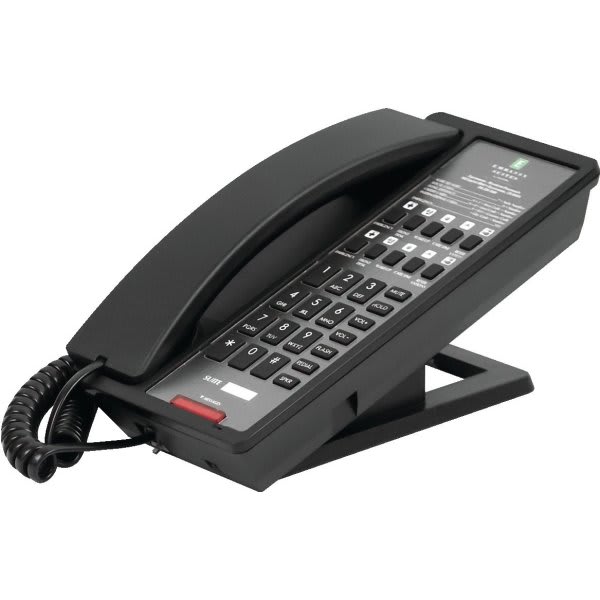 Teledex Diamond +L2S DIA67359A Ash 2-Line Room Phone With 10 Guest Service Buttons – Refurbished