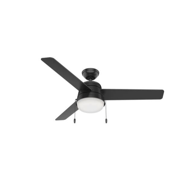 Hunter® Aker 52 In. 3-Blade Led Ceiling Fan W/ Light (Matte Black)