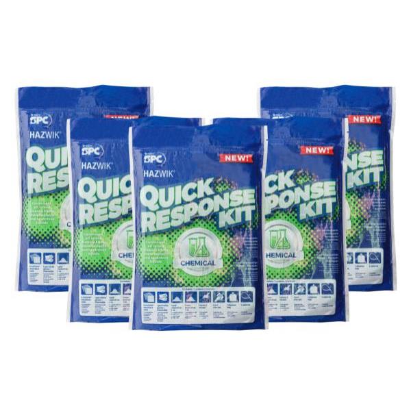 Brady Hazwik® Quick Response Kit Chemical Spills Case Of 5
