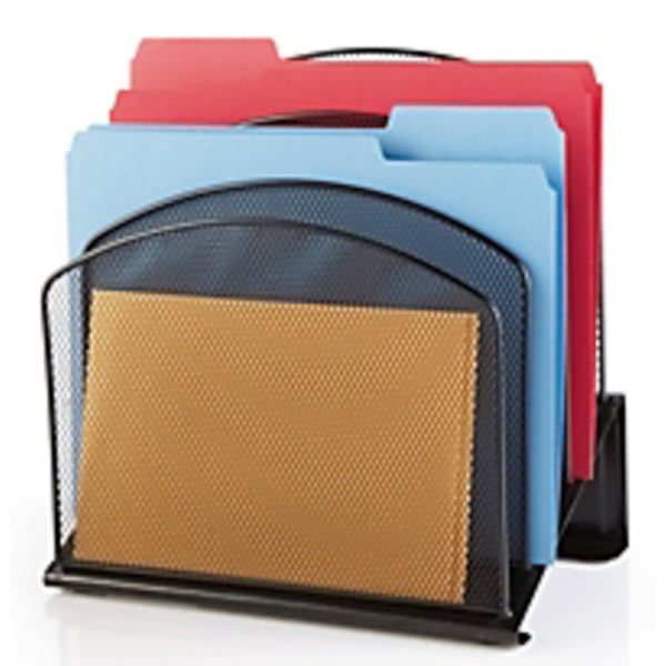 Office Depot® Brand Desktop File Organizer, Black HD Supply