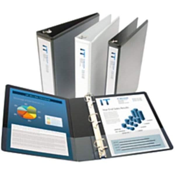 Just Basics 3Ring Binder, 1",White HD Supply