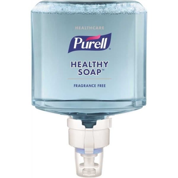 Purell® Healthcare Healthy Soap Gentle And Free Foam, Fragrance Free, 1200 Ml Refill For Es8 Touch-Free Dispenser Case Of 2