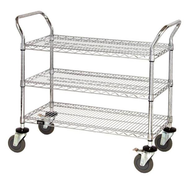 Quantum Chrome Wire Cart HD Supply