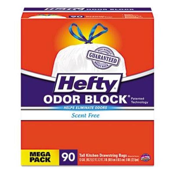 Hefty 13 Gal. 0.9 mL Low-Density Trash Bag (270-Carton) (White)