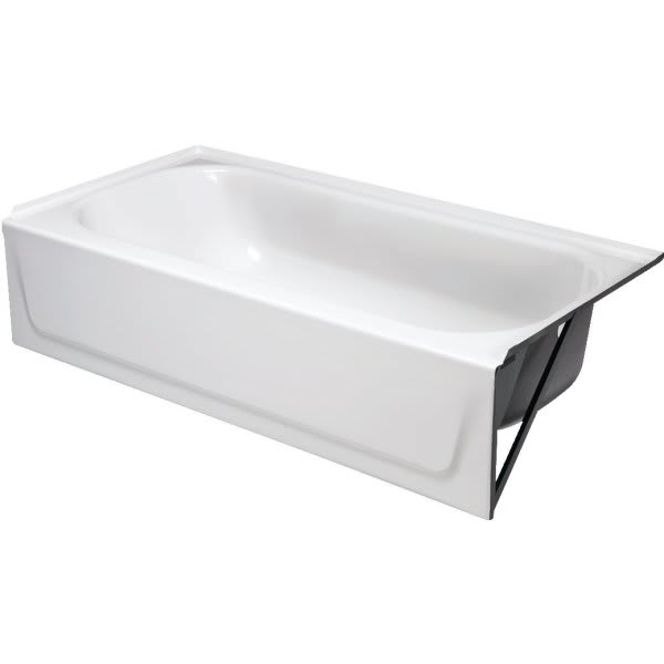 Bootz Aloha 5 Ft. Tub Right Hand Drain Slip Resistant, White
