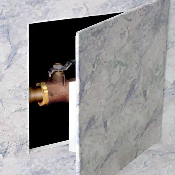 PotterRoemer Access Panel 8 x 8 Steel White HD Supply